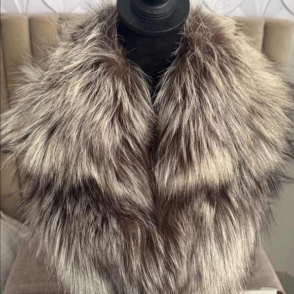 Genuine Fox fur wrap scarf EMBA - Picture 7 of 16